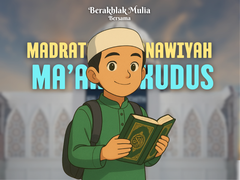 Siswa MTs Ma'ahid sedang belajar di kelas dengan suasana islami dan mengenakan seragam putih